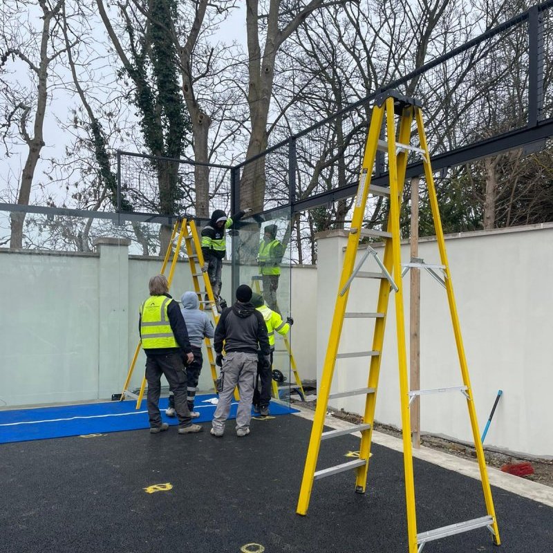 İrlanda Padel Tenis Kortu İnşaatı