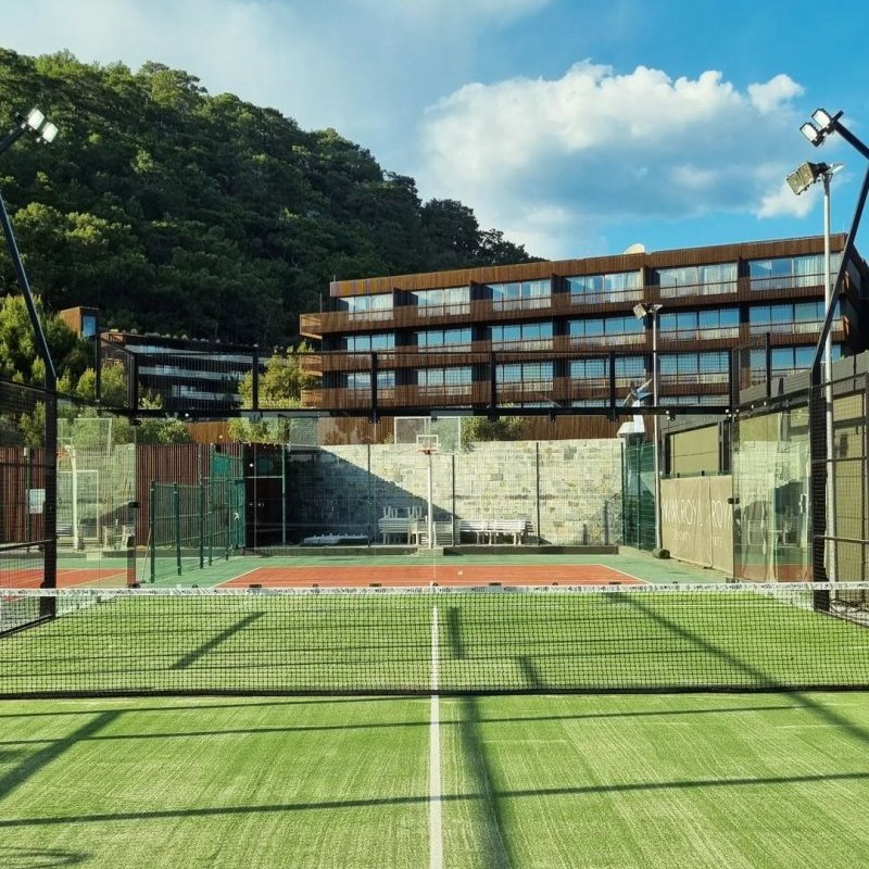 Antalya Maxx Royal Kemer Resort Panoramic Padel Court Installation