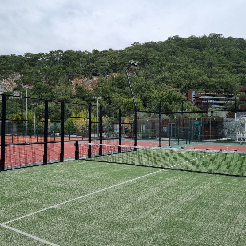 Antalya Maxx Royal Kemer Resort Panoramic Padel Court Installation