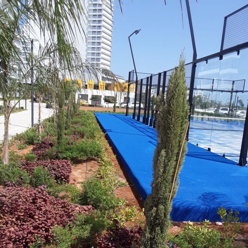 North Cyprus Padel Court Construction - Mediterra Padel