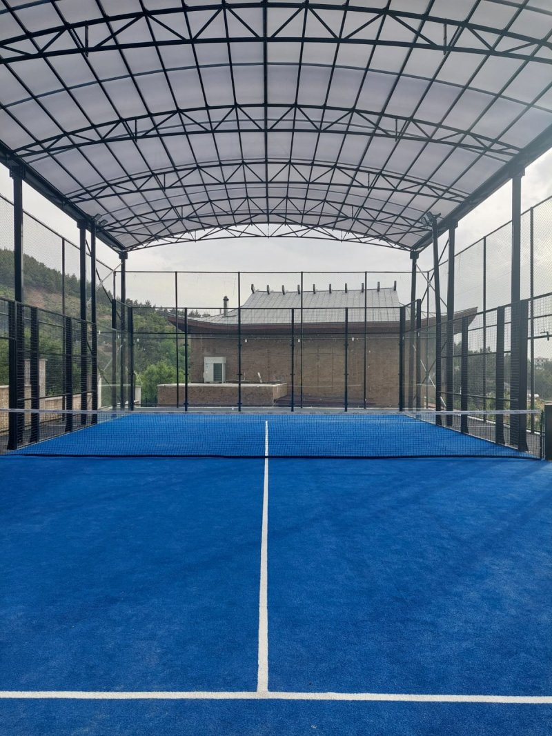 Padel Court Canopy Installation - Covered Padel Court 