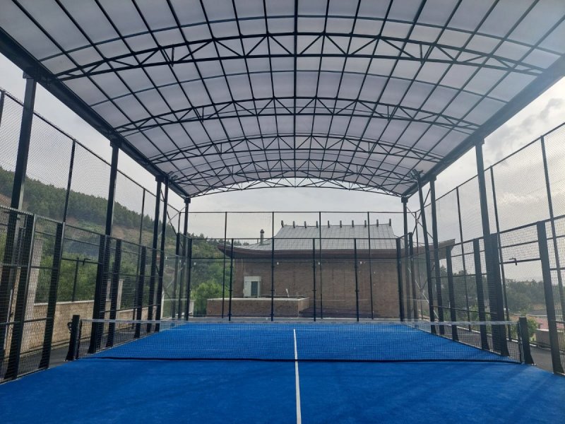 Padel Court Canopy Installation - Covered Padel Court 