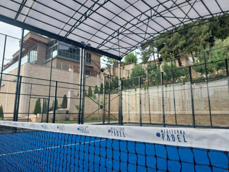 Padel Court Canopy Installation - Covered Padel Court 