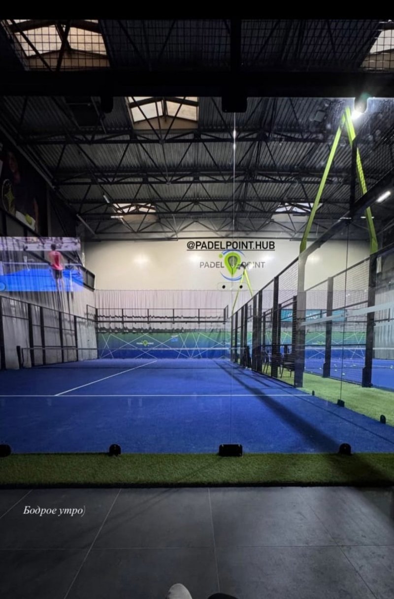 Ukraine Panoramic Padel Court Installation in Odessa for Padel Point Hub