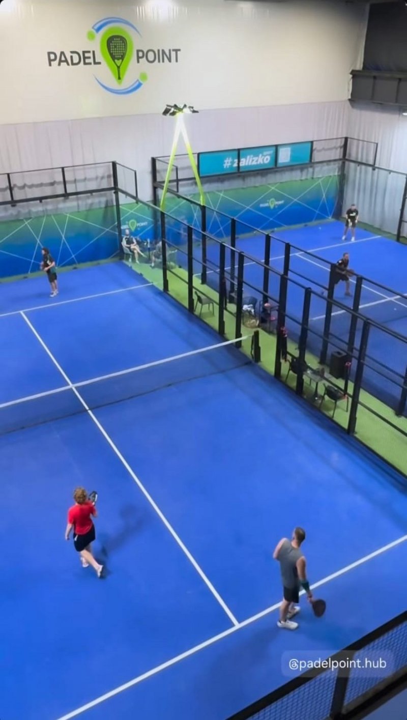 Ukraine Panoramic Padel Court Installation in Odessa for Padel Point Hub