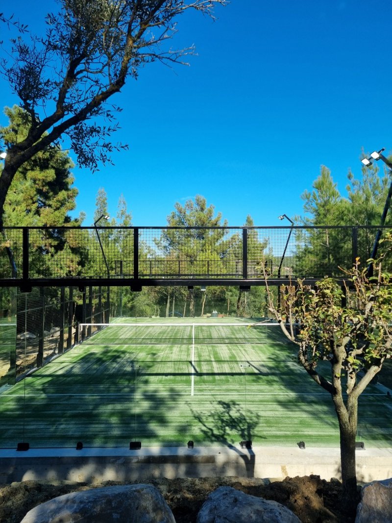 Panoramic Padel Court Installation at Key Urla Hotel - Mediterra Padel