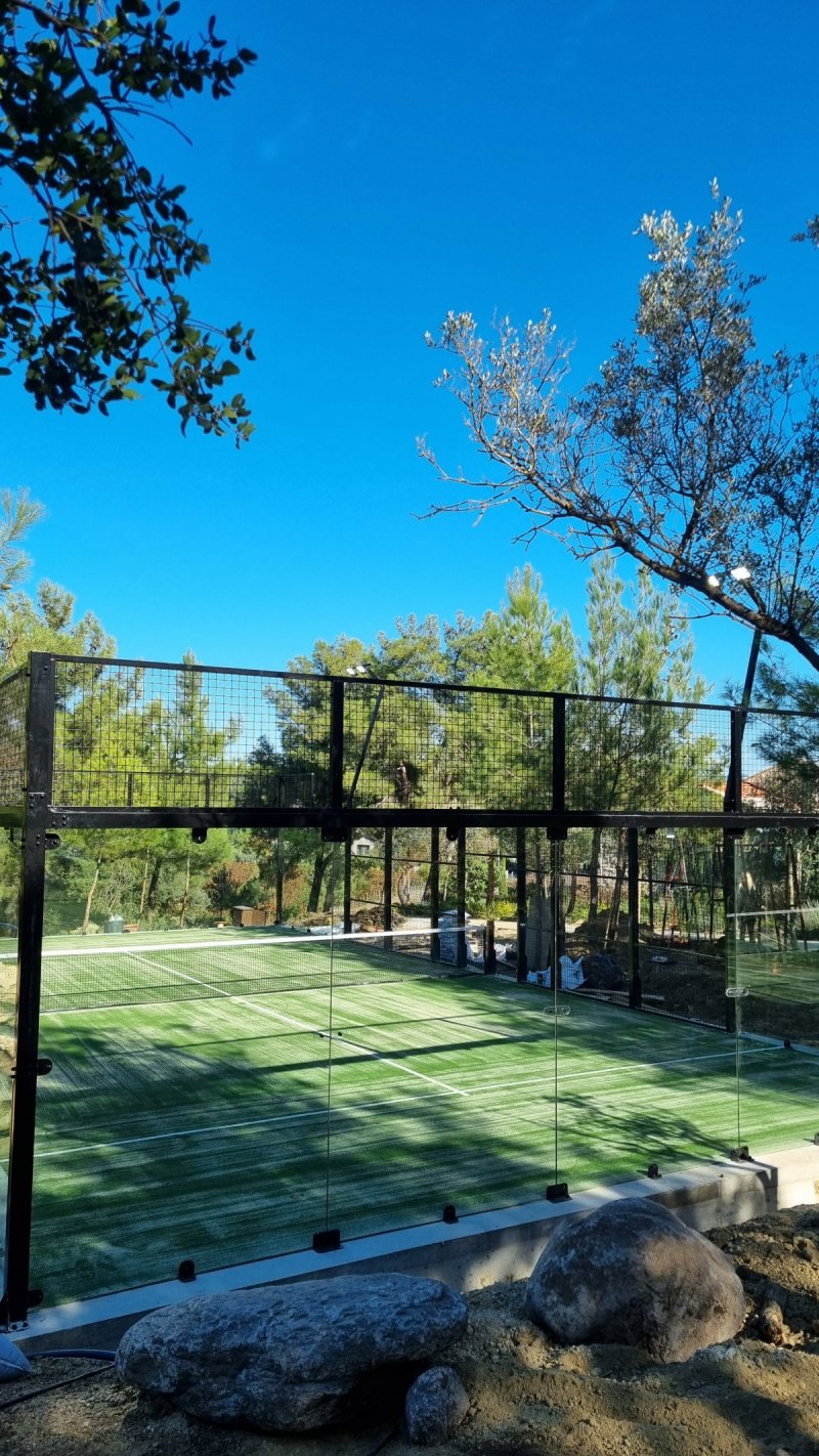 Panoramic Padel Court Installation at Key Urla Hotel - Mediterra Padel