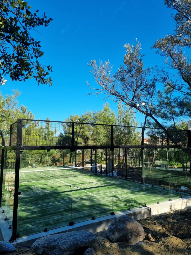 Panoramic Padel Court Installation at Key Urla Hotel - Mediterra Padel