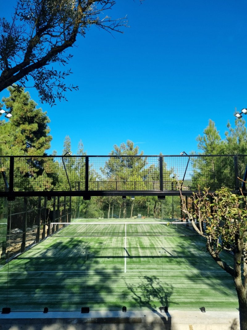 Panoramic Padel Court Installation at Key Urla Hotel - Mediterra Padel