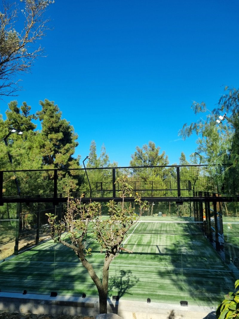 Panoramic Padel Court Installation at Key Urla Hotel - Mediterra Padel