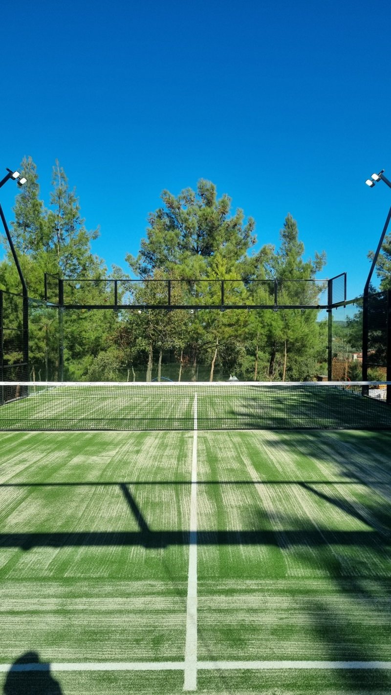Panoramic Padel Court Installation at Key Urla Hotel - Mediterra Padel