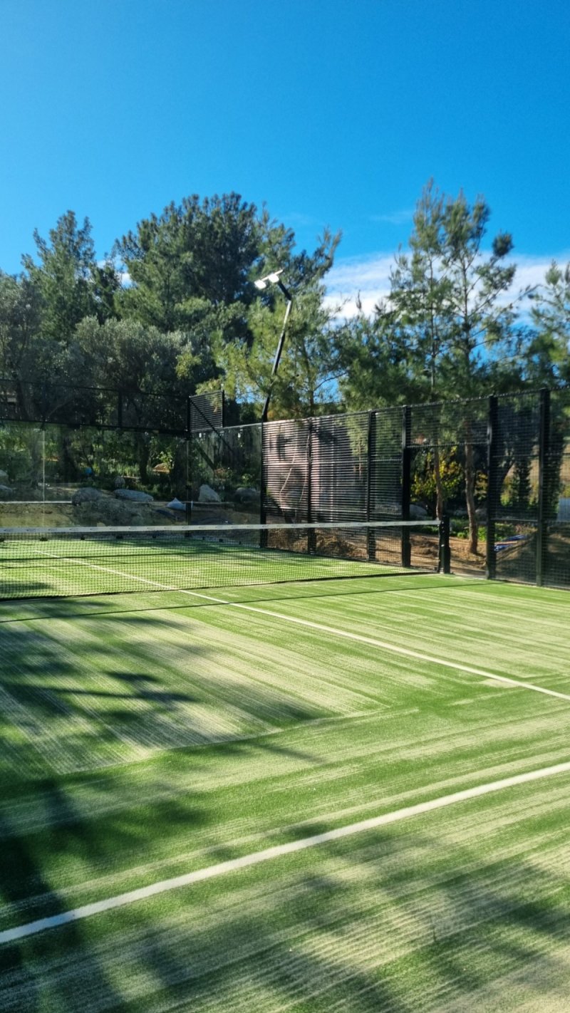 Panoramic Padel Court Installation at Key Urla Hotel - Mediterra Padel