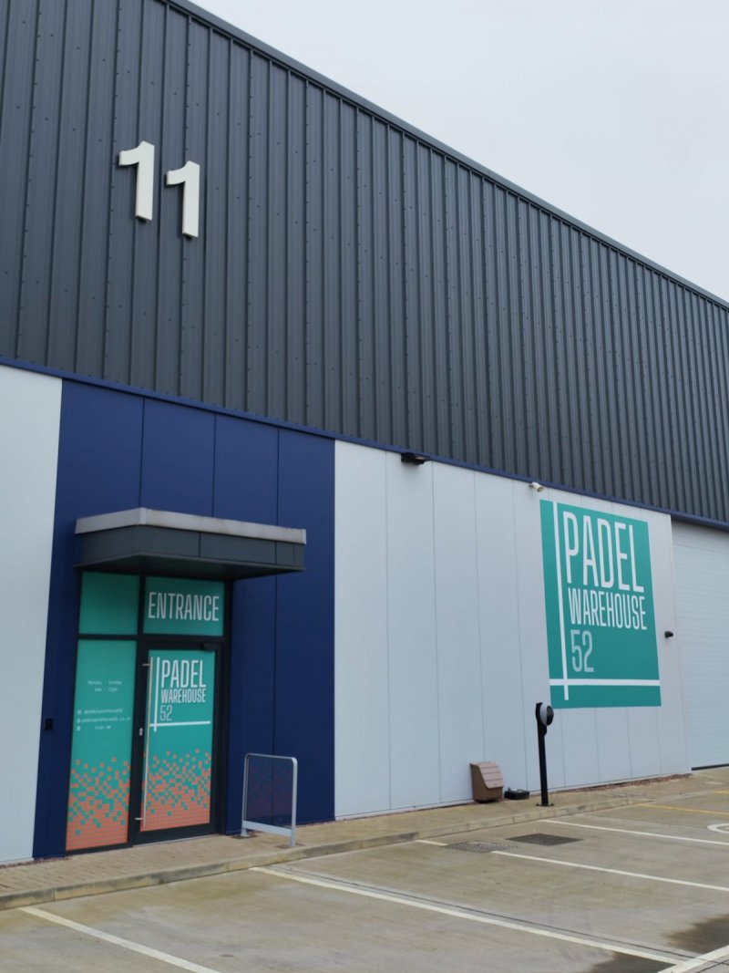Full Panoramic Padel Court Installation in the UK – Padel Warehouse 52 Wolverhampton